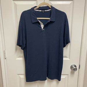 Two Blind Brothers Navy Polo